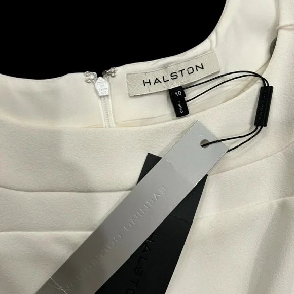 NWT Halston Cora Fitted Midi Sheath Dress - Picture 8 of 8